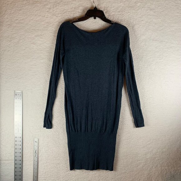 Theory Avanti Briola Women's Marine Knit Pullover Sweater Dress Linen S NWT 9198 - Picture 10 of 12